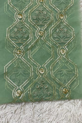Crimson Wide Luxe Border (Mint Green Color)