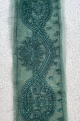Sapphire Green border 26 inches