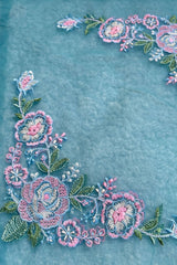 Blue Pair of bunch with 3 yards lines