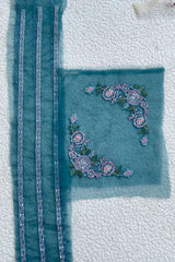 Blue Pair of bunch with 3 yards lines