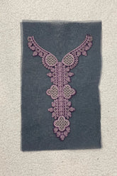 Sapphire Purple Neckline