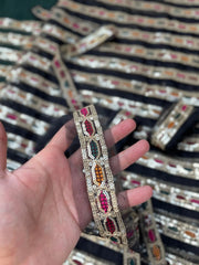 Black Kareena Kapoor 2 Yards Border