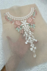 Sapphire Peach Neckline
