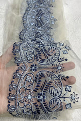 Blue Border Set (Thin 4 Yards+Wide 1 Yard)