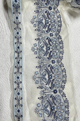 Blue Border Set (Thin 4 Yards+Wide 1 Yard)