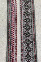 MariaB Floral Black 29 Inches Both Borders