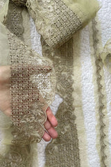 Chikankari Olive Set