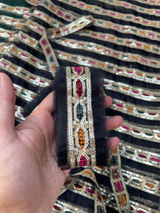 Black Kareena Kapoor 2 Yards Border