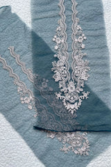 Zinc Neckline with Dull Embroidery