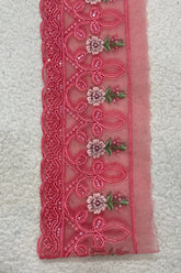 Sapphire Pink Green Yard Border