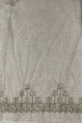 Maria B. Dyeable complete Creamy skin shirt (front+back)