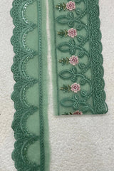 Sapphire Pink Green Yard Border