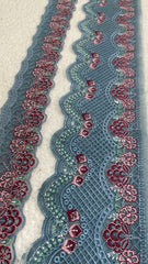 MariaB Floral zinc 29 Inches Both Borders