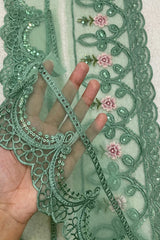 Sapphire Pink Green Yard Border