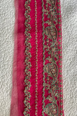Shocking Pink Borders Set