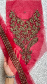 Sapphire Red and Copper Set 2 borders of 26 inches