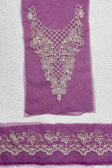 Sapphire Purple Set (Neckline + 2 Yards Border)