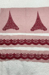 Sapphire Maroon Set (2 Motifs + 2 yards border)