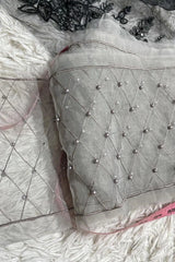 Maria B. Dolphin Grey Beads Border