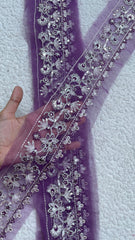 Purple Yard Sequin Border