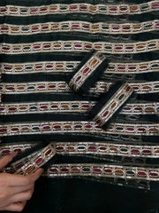 Black Kareena Kapoor 2 Yards Border