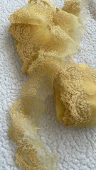 Yellow Pastel Cross-stitch Yard Border