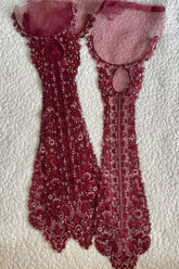 Sapphire Meroon Neckline