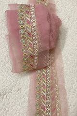 MaryumNMaria Pink Chikankari Yard Line