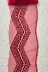 Sapphire Red Wide Border