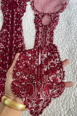 Sapphire Meroon Neckline