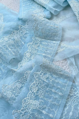 Aqua 40 Inches Hemline
