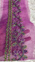 Purple Green Hemline
