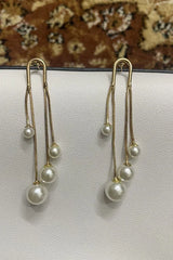 White Flower Earrings