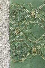 Crimson Wide Luxe Border (Mint Green Color)