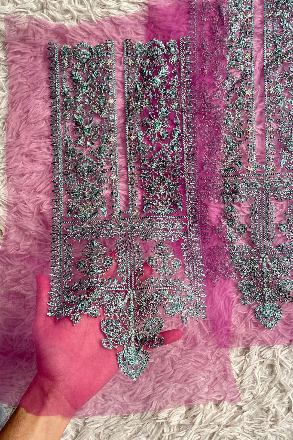 Purple Neckline