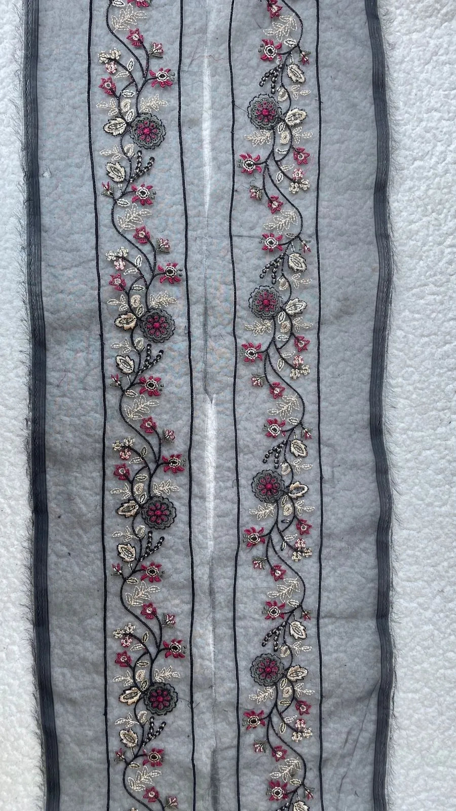Black 33 Inches Multiple Colors Border