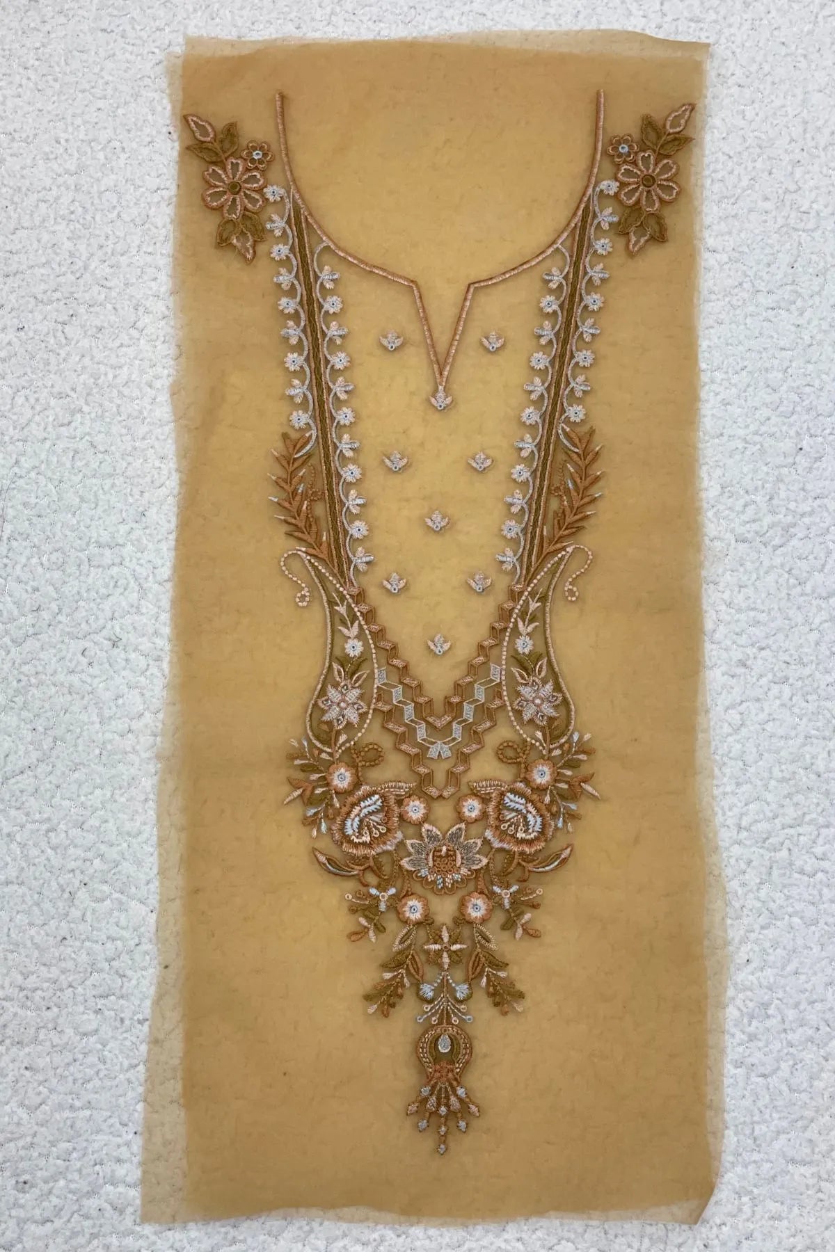 Sapphire Yellow Neckline
