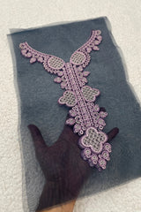 Sapphire Purple Neckline