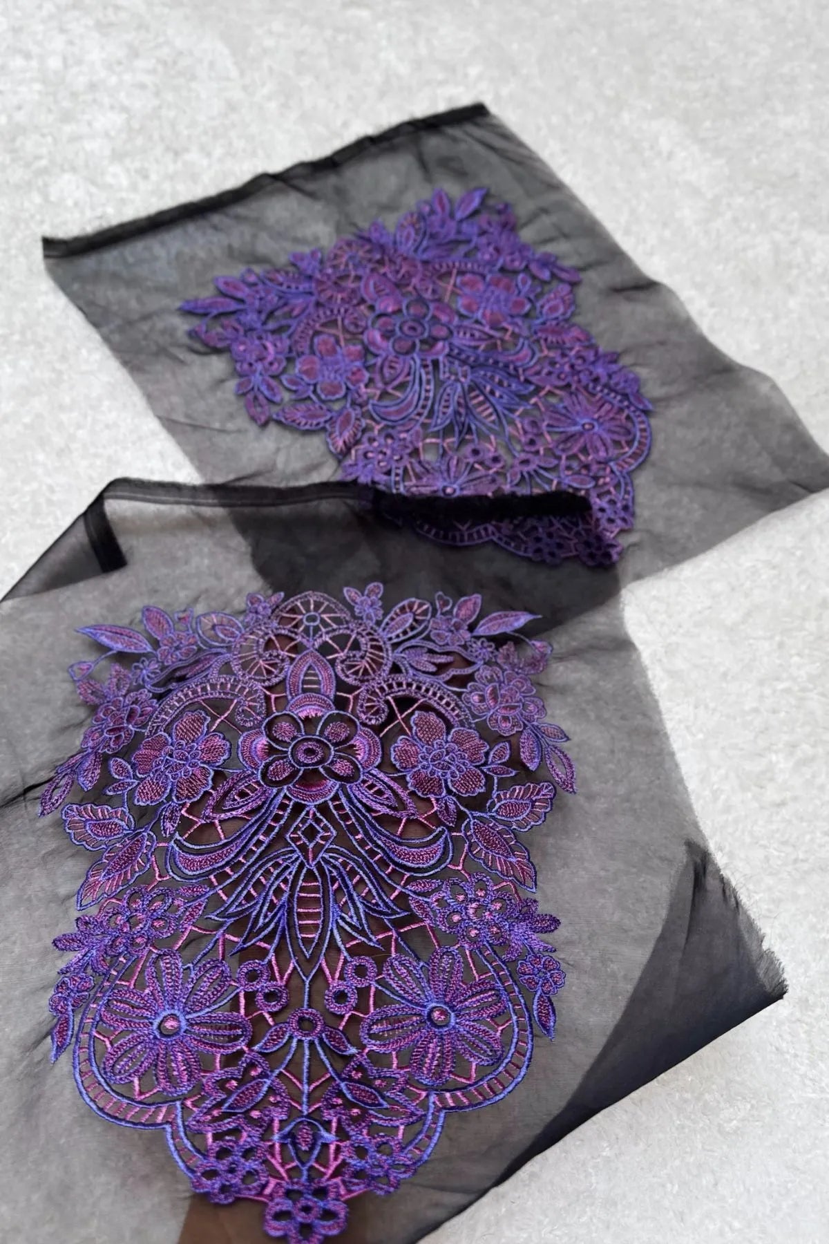 Purple Pair of Bunches