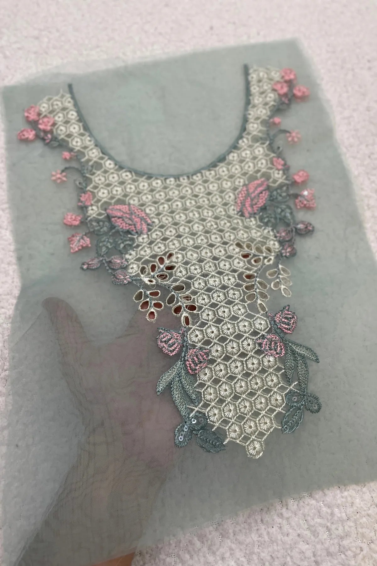 Sapphire Ice Neckline
