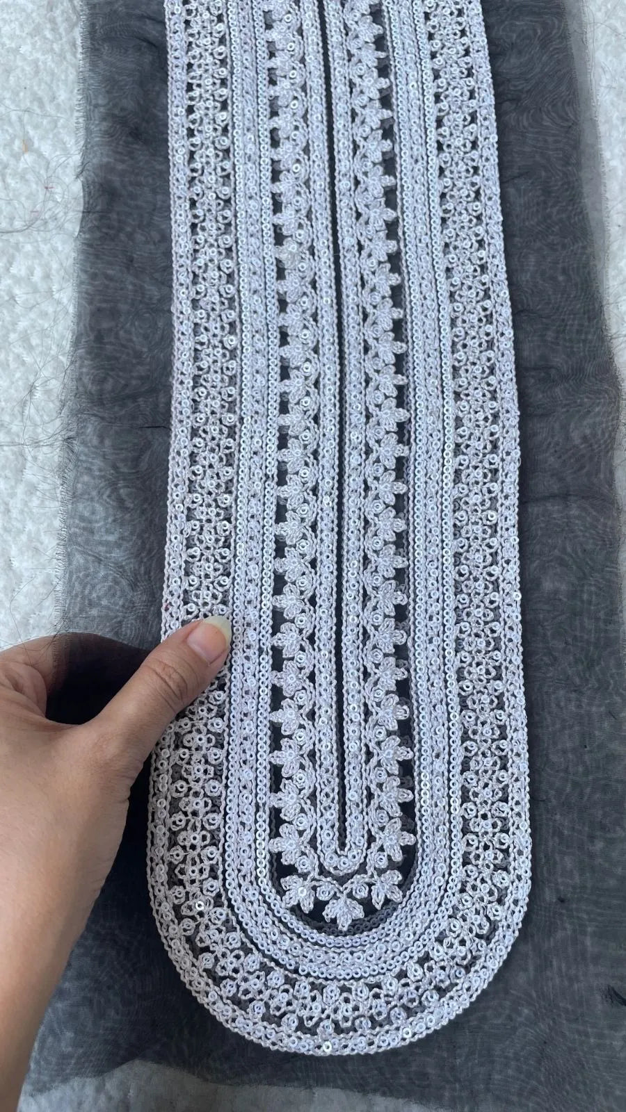 Black and White Neckline