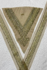 Sapphire Neckline with 1 yard border