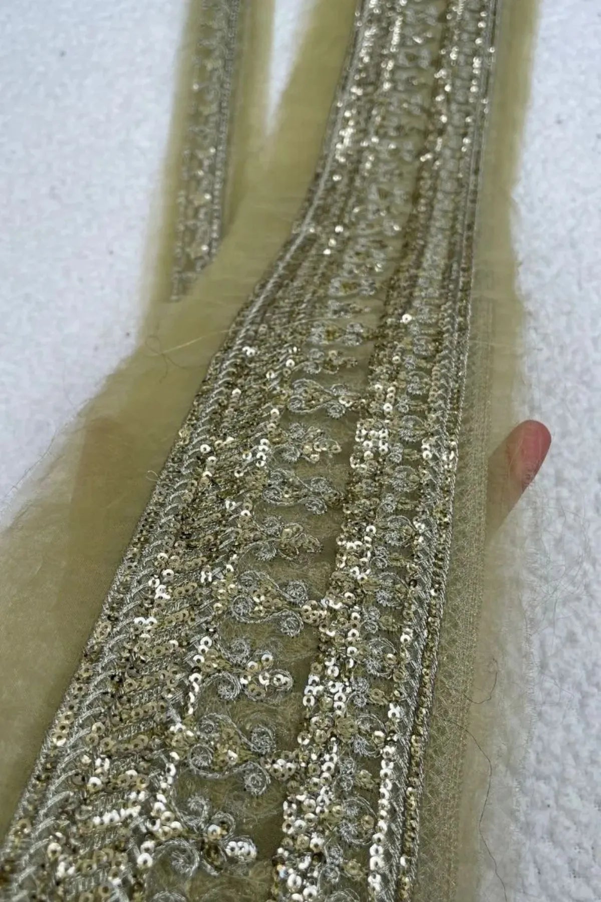 ETHNC Green Sequin Set (2 Borders)