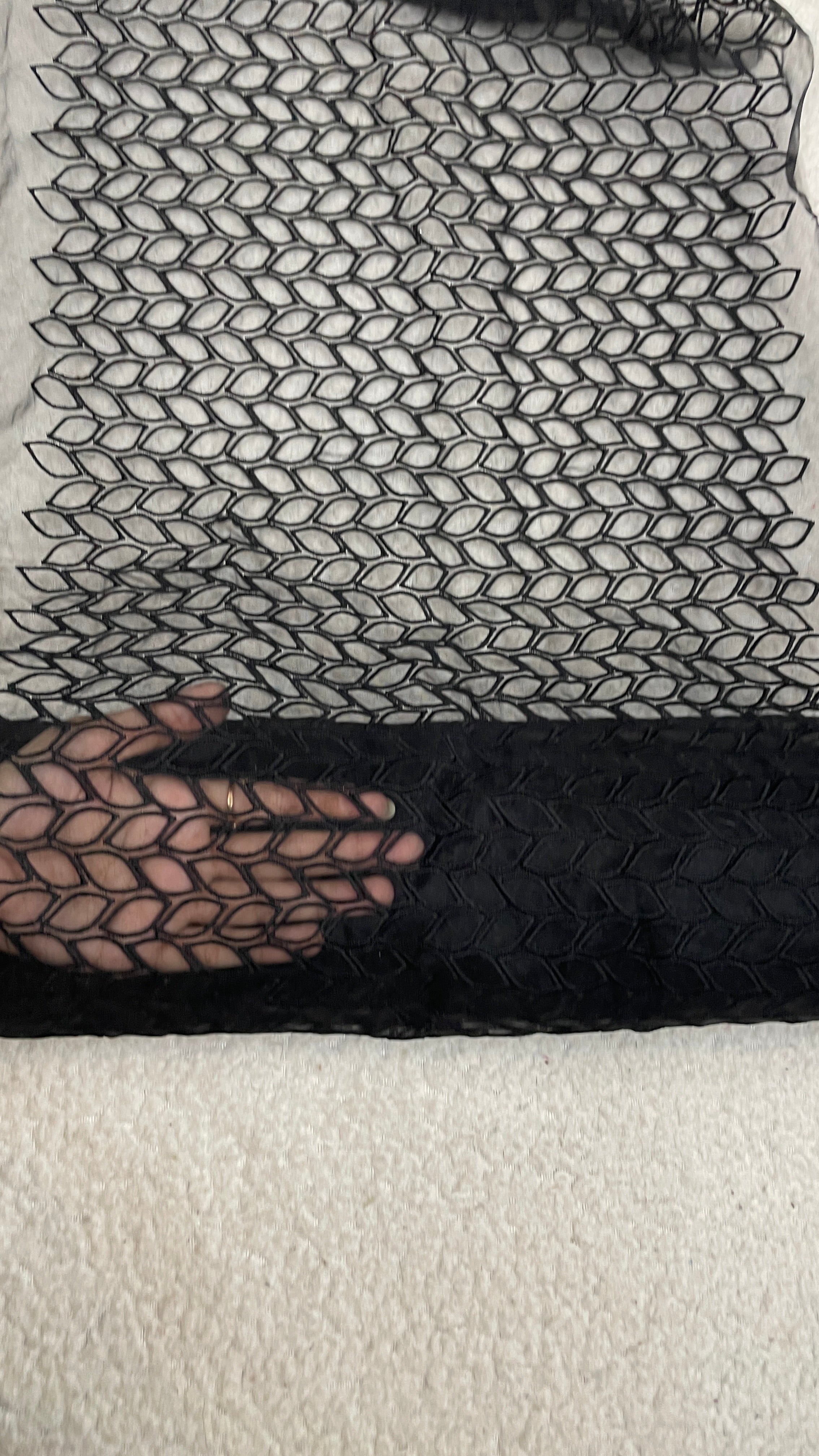 Jet Black Wide Yard Border