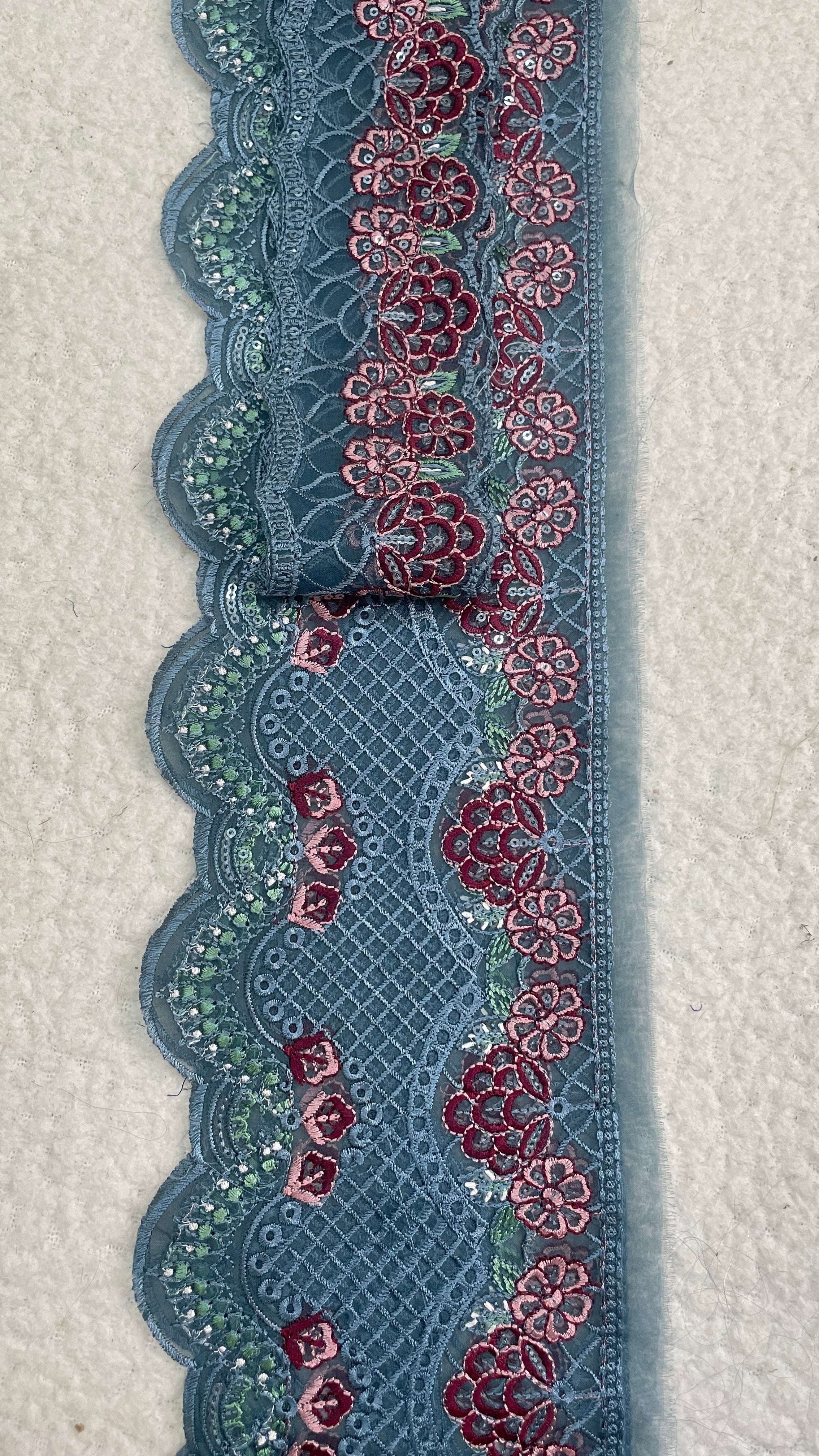 MariaB Floral zinc 29 Inches Both Borders
