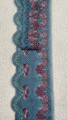 MariaB Floral zinc 29 Inches Both Borders