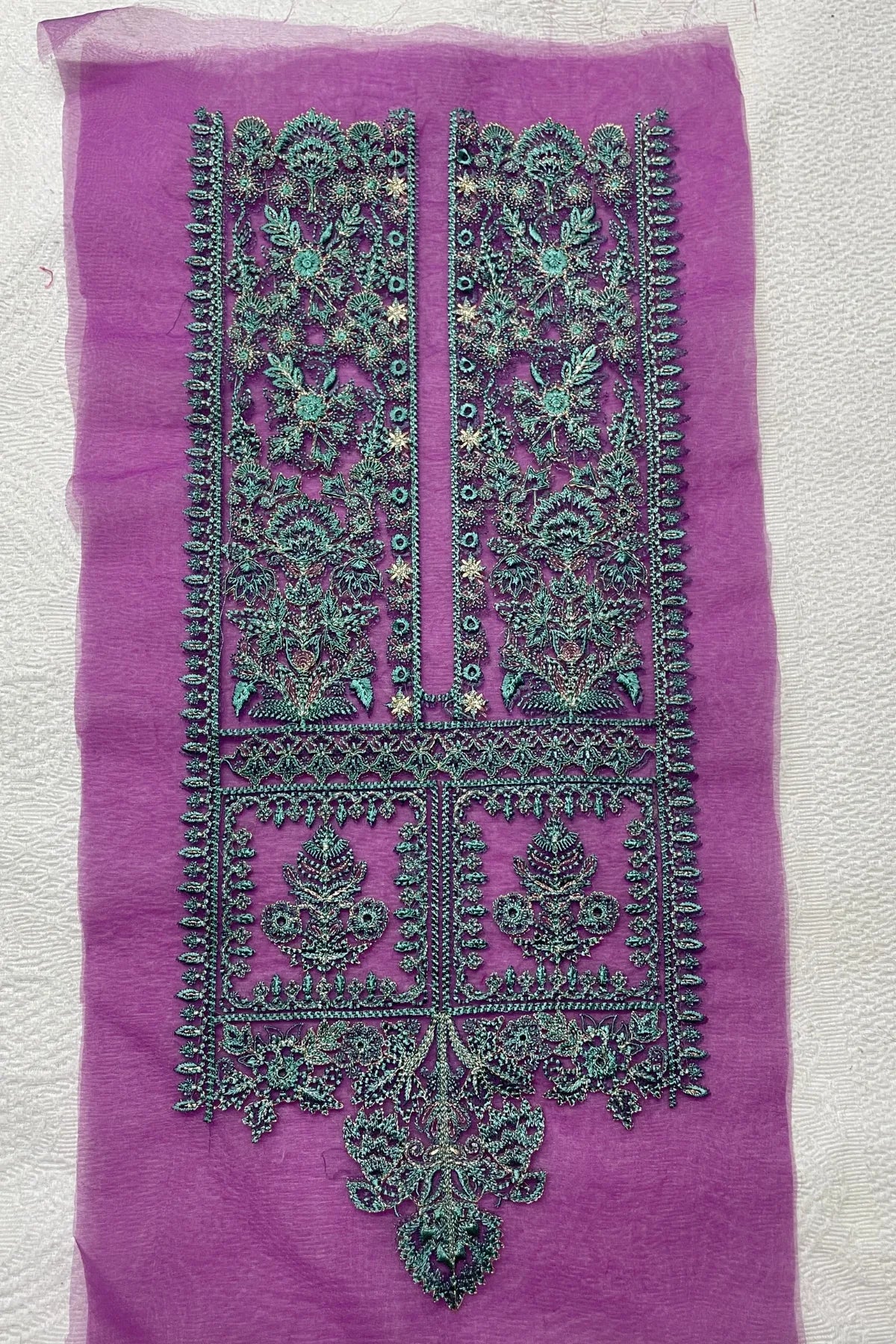 Purple Neckline