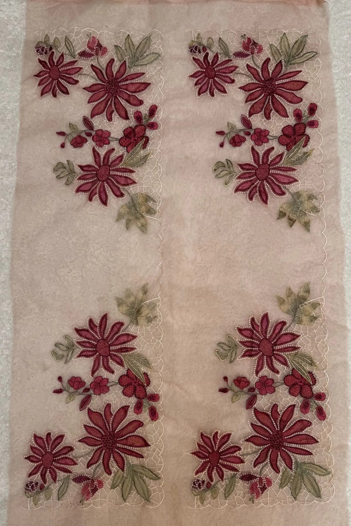 Sapphire Dupatta Pallu (pair)