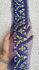 Sapphire Blue and Green Border (Yard)