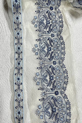 Blue Border Set (Thin 4 Yards+Wide 1 Yard)